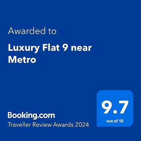 Apartamento Luxury Flat 9 Near Metro Bucarest Exterior foto